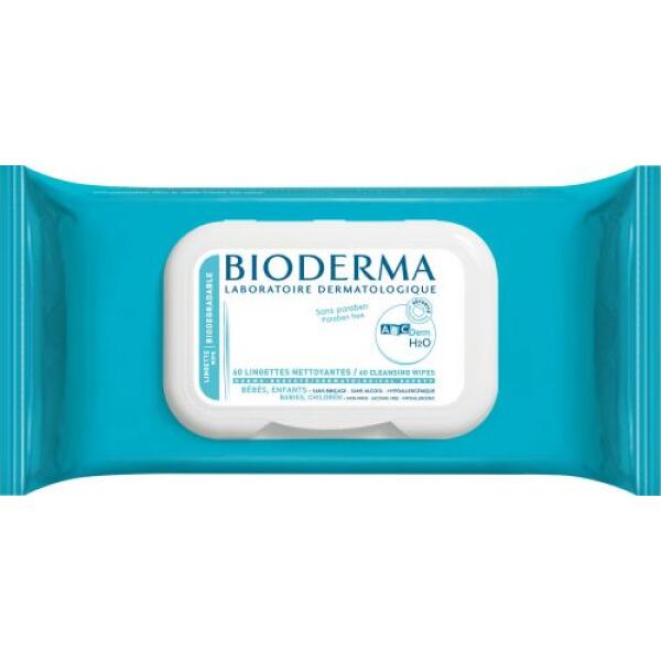 Bioderma ABC-Derm H2O Wipes 60 pc