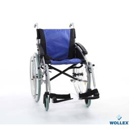 Wollex Aluminum Manual Wheelchair Blue WG-M314