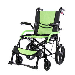 Wollex Transport Wheelchair Green W864