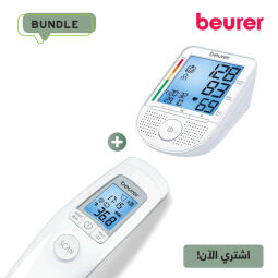 مقياس حرارة غير متصل من بيورير + جهاز قياس ضغط الدم