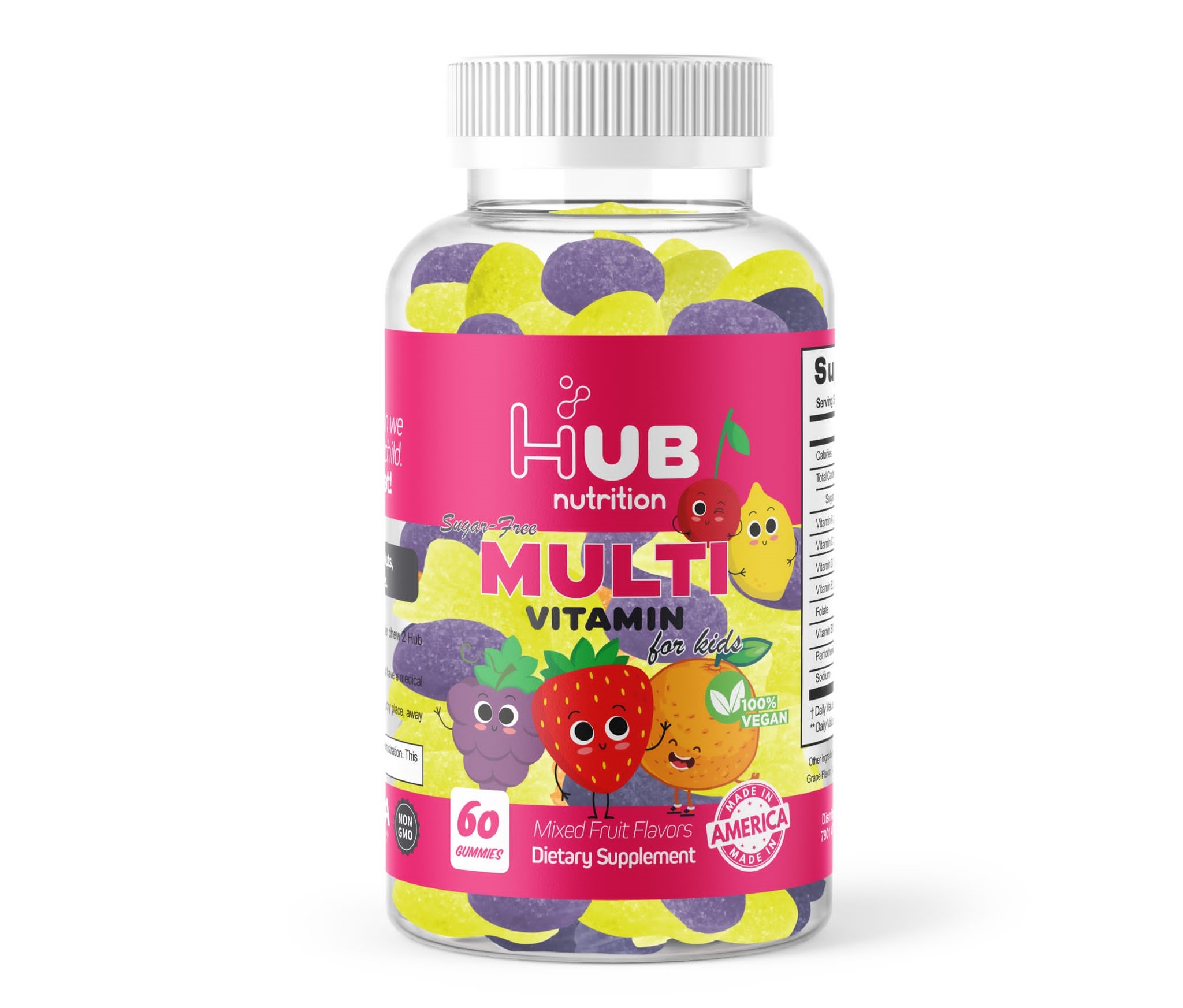 Hub Nutrition Sugar Free Multivitamin Gummies