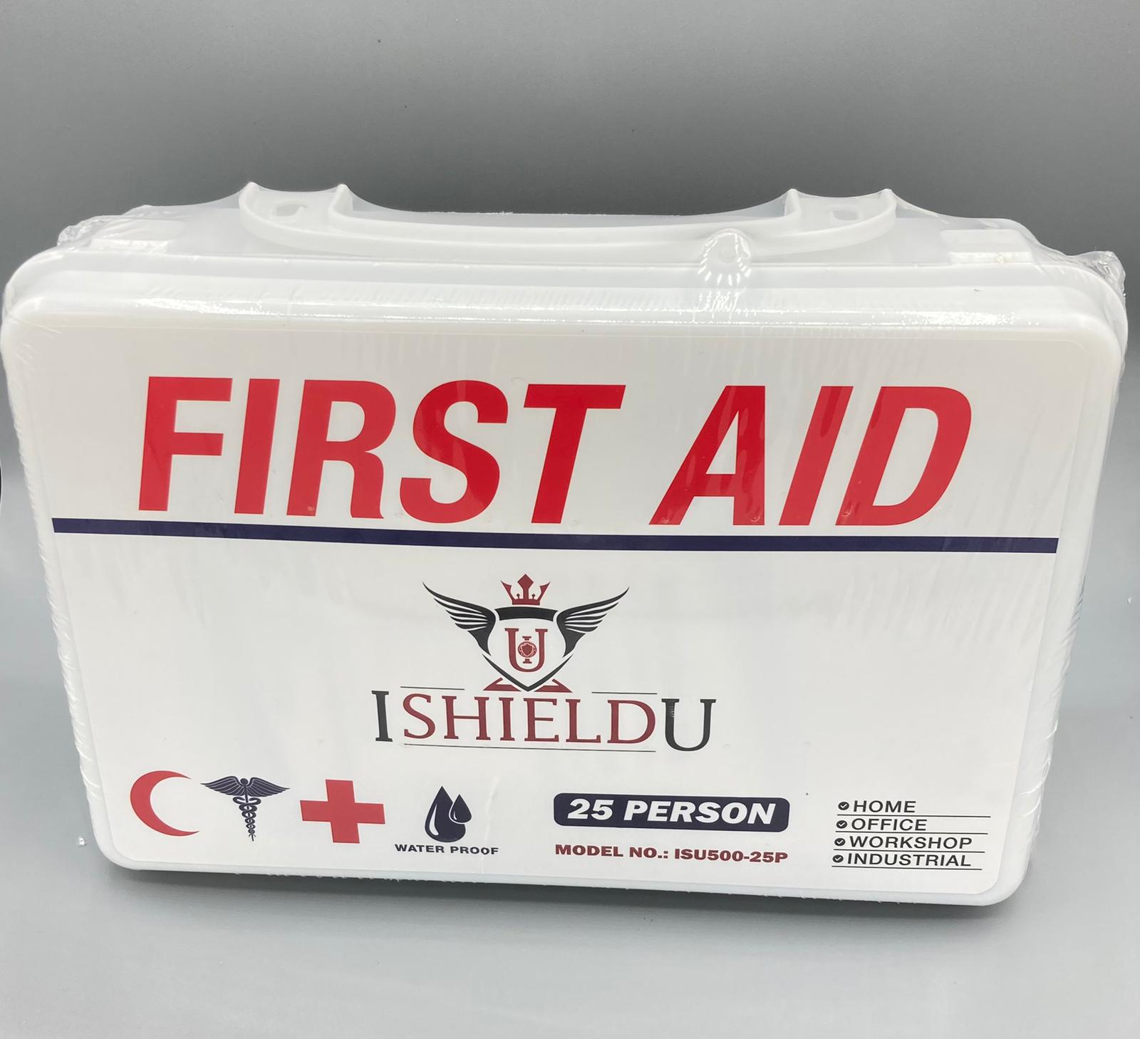 Medical first aid kit for 25 people