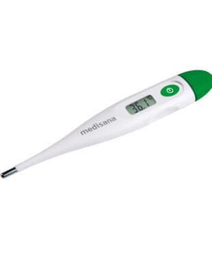 Medisana FTC digital clinical thermometer for baby, children and adults, oral, axillary or rectal, waterproof with fever alarm