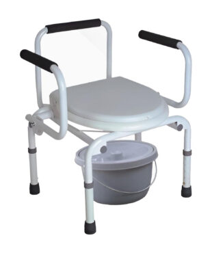 Wellness Push Button Commode Chair AC800