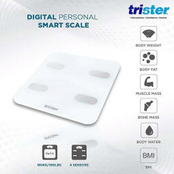 Trister Smart Body MUSC Bone BMI Scale -White 4S