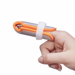 Vissco Cot Finger Splint Adjustable Strap Orange