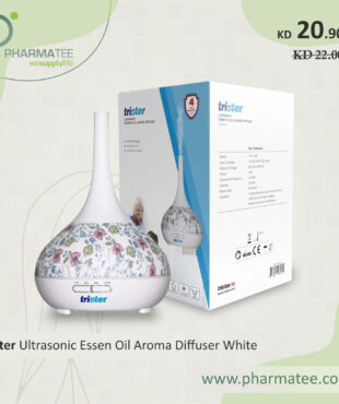 Trister Ultrasonic Essen Oil Aroma Diffuser White