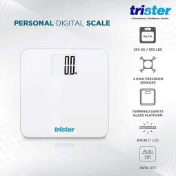 Trister Bariatric Personal Weighing Scale 250kg