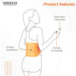 Vissco Orthopedic Heating Belt Orange - Image 7