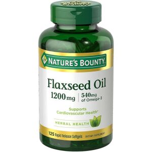 Nature'S Bounty Flaxseed Oil 125 Softgels