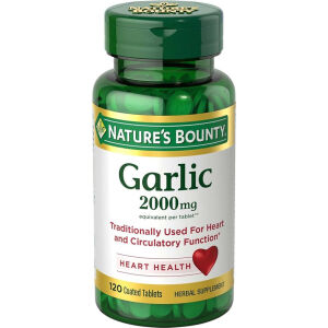 Nature'S Bounty Odor Free Garlic 2000Mg 120 Tablets