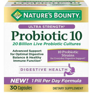 Nature'S Bounty Ultra Strength Probiotic 10 Capsules 30