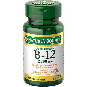 Nature's Bounty Vitamin B12 2500mcg