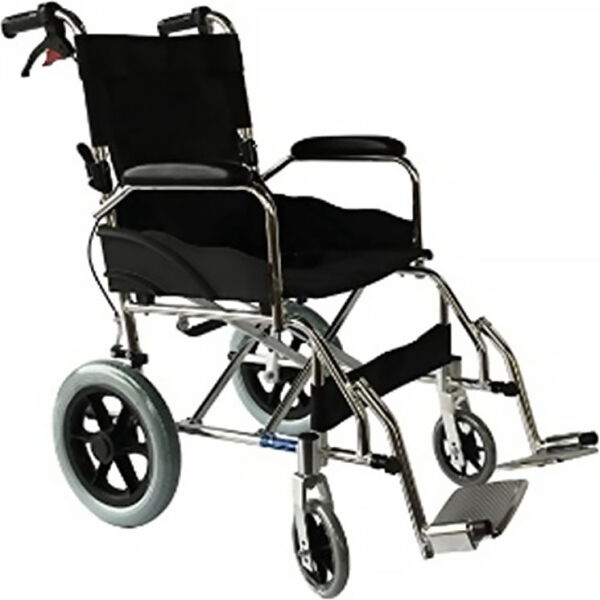 Vermeiren Light Wheelchair Transport with Break Aluminum Alloy