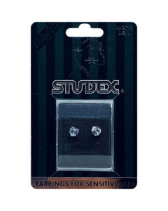 Studex Stainless Tiff Cubic Zirconia Heart PR-885W-S