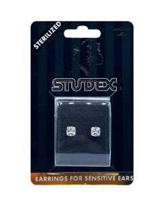 Studex Gold Plated Tiff Princess Cut PR-749-S