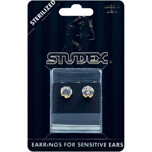 Studex Gold Plated Tiff Cubic Zirconia PR-747-S