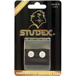 Studex Gold Plated Cubic Zirconia PR-8100-S