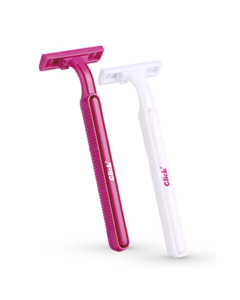 Click Twins Raspberry Razor 2pcs Pack