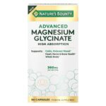 Nature's Bounty Advanced Magnesium Glycinate High Absorption 360mg 90capsules