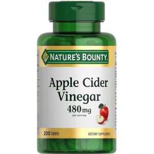 Natures Bounty Apple Cider Vinegar 480mg 200 Tablets