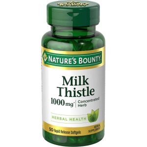 Natures Bounty Milk Thistle 1000mg 50 Softgels
