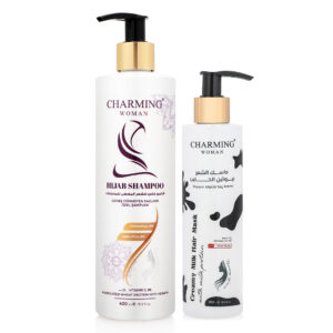 Charming Woman Creamy Milk Hair Mask with Milk Protein 250ml and Charming Woman Hair Shampoo 400ml