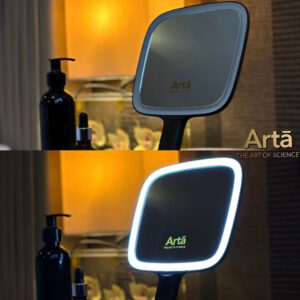Arta Glow Pro Handheld Mirror - Black