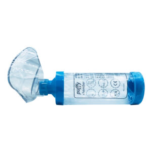 Puffy chamber valved holding chamber inhaler large